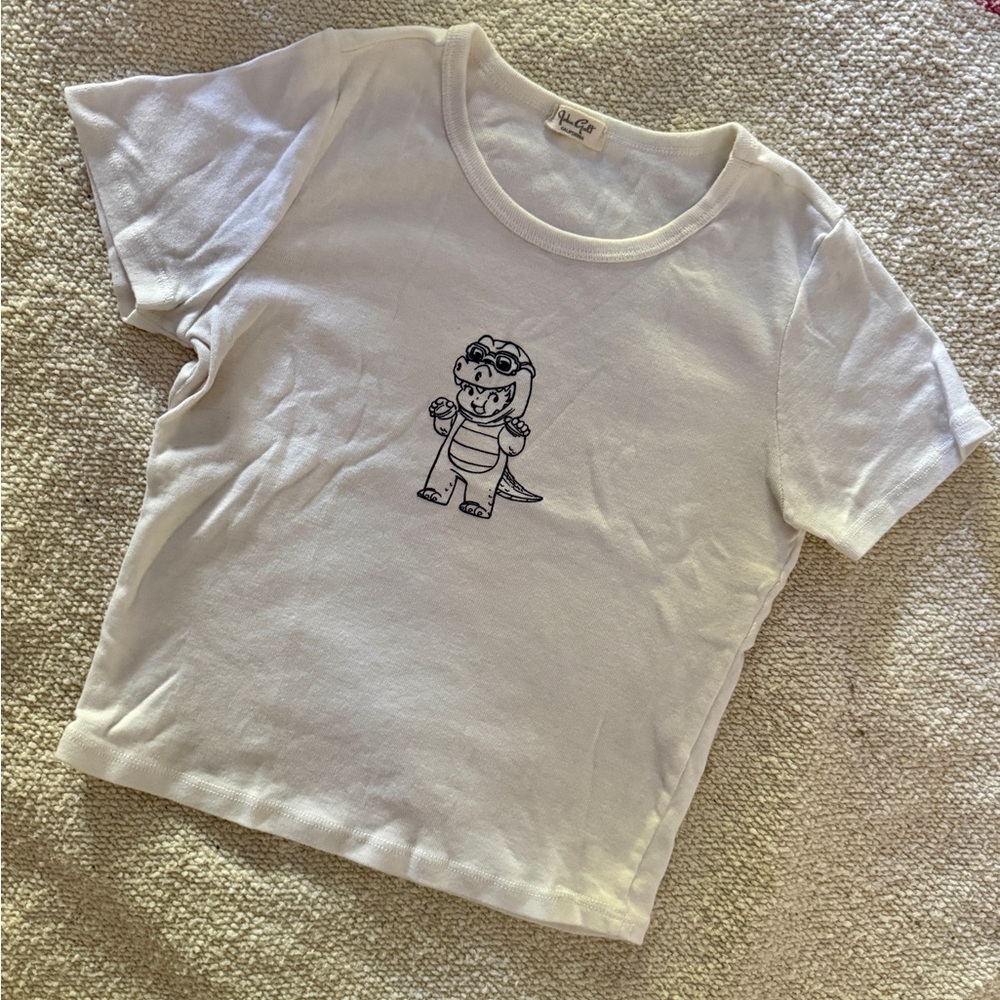 PacSun J. Galt USA Cropped Tee